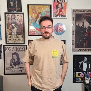 Beige Kids of Immigrants "Family Reunion" graphic t-shirt
